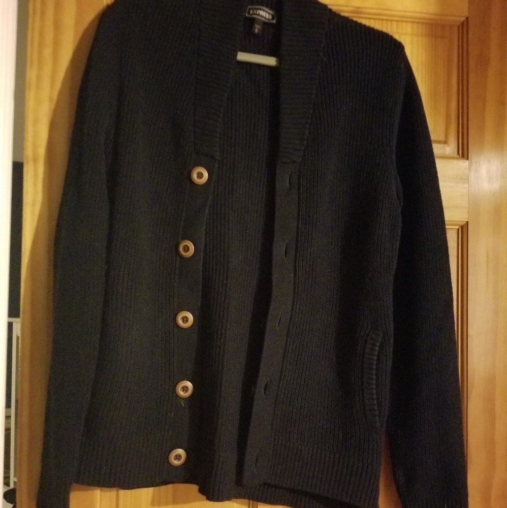 Express Mens Cardigan Sweater